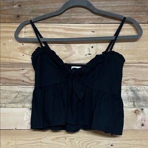 American Eagle Outfitters size Small Black Adjustable/Removable Straps Tube Top